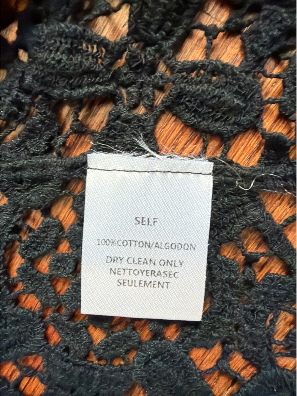Adora Black Crochet Sleeveless Vest - Picture 7 of 8
